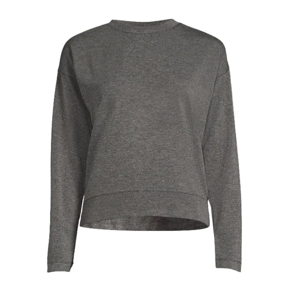 Women’s Long Sleeve French Terry Cloth Sweatshirt Top Size XL